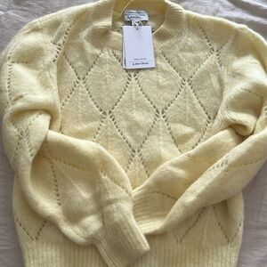 NWT & Other Stories pale yellow alpaca sweater